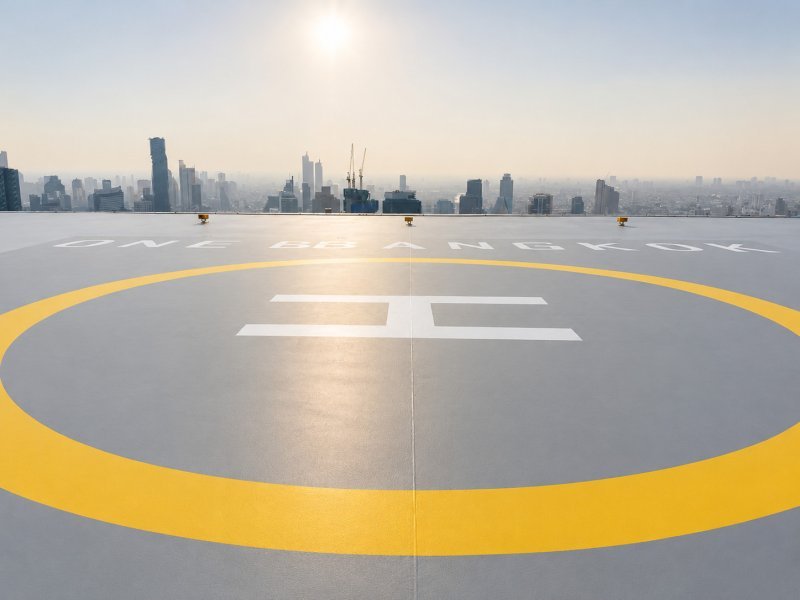 One Bangkok, Helipad